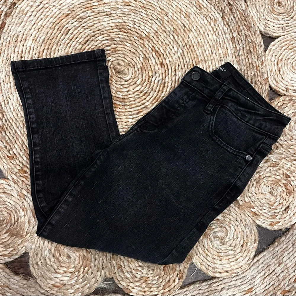 Judy Blue Capri Fit Mid Rise Womens Size 5/27 Black Denim Stretch JB88239 - Picture 2 of 11